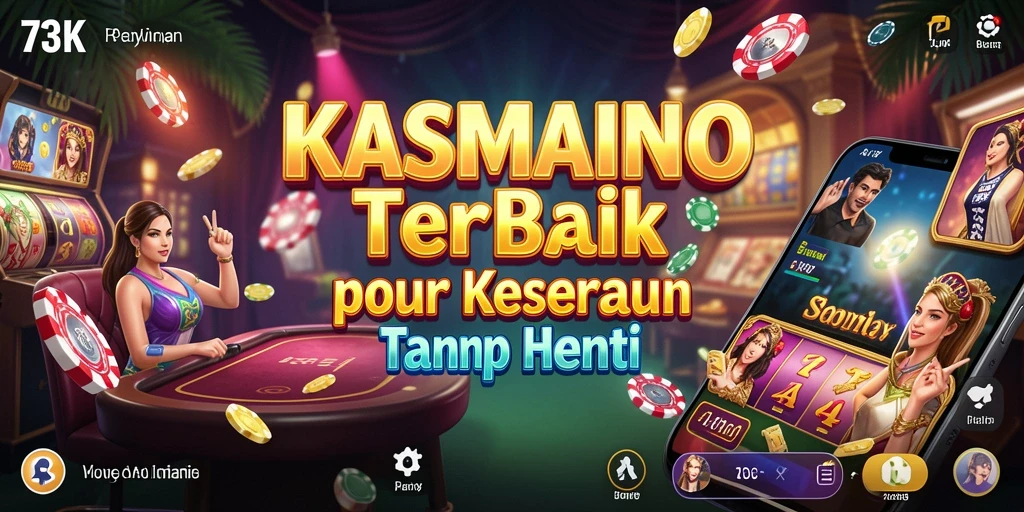 Tampilan gameplay menarik dari 73K yang menyajikan keseruan kasino.