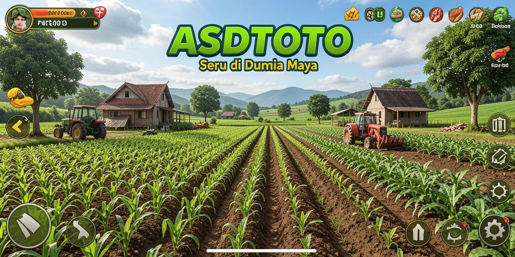 Tampilan menarik dari gameplay Farming ASDTOTO yang penuh warna.