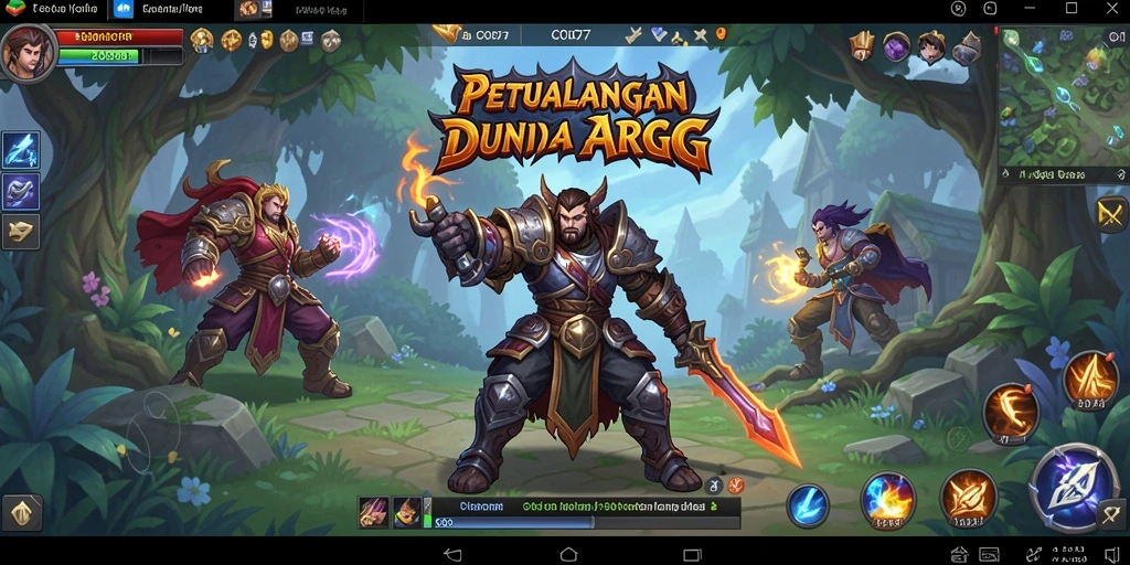 Tampilan gameplay COO77 yang penuh aksi dan petualangan.