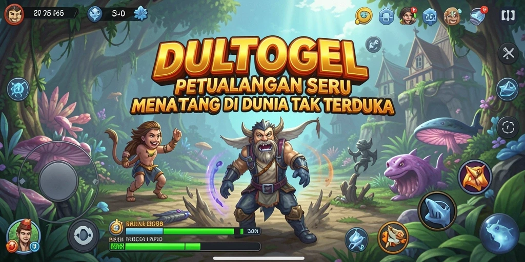 Screenshot gameplay DULTOGEL yang menunjukkan aksi seru dalam petualangan.