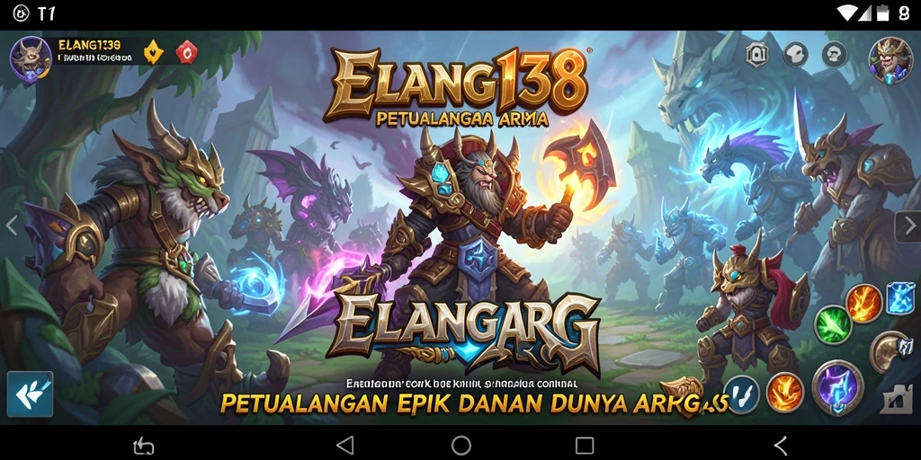 Screenshot gameplay ELANG138 menampilkan aksi pertempuran yang mendebarkan.