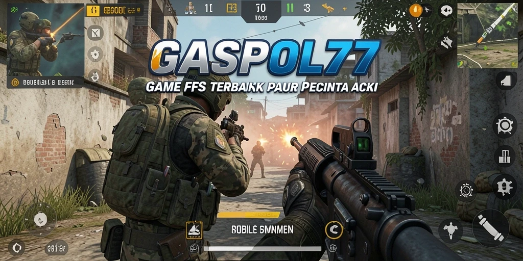 Gameplay seru dari GASPOL77 dengan aksi tembak-menembak yang intens.