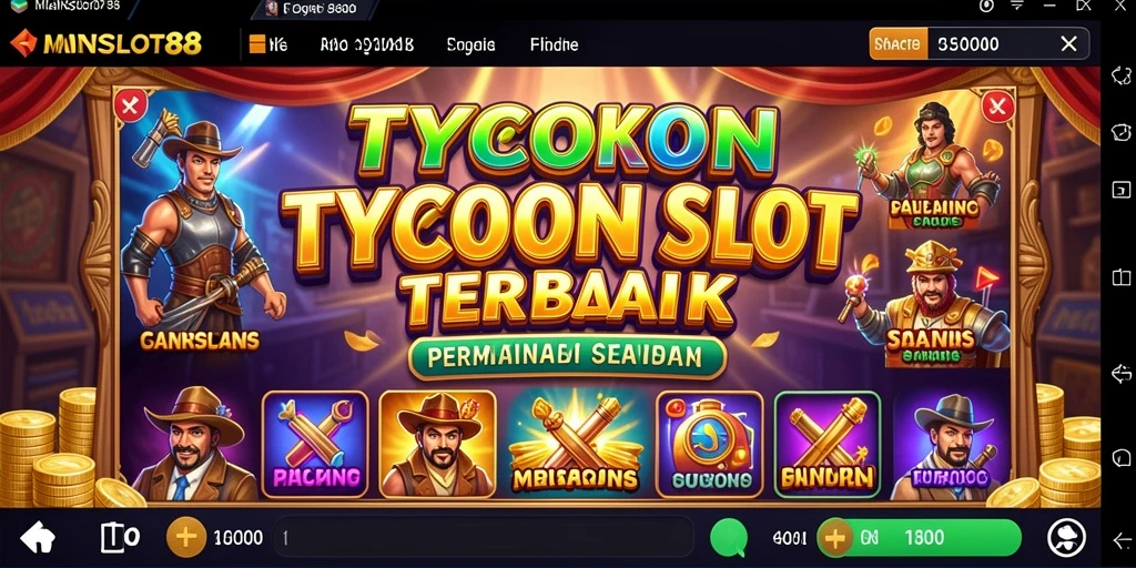 Tampilan gameplay MAINSLOT88 dengan mesin slot yang menarik.