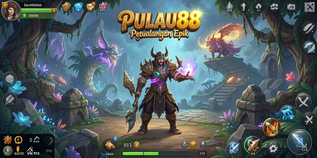 Gameplay PULAU88 yang menakjubkan di dunia fantasi.