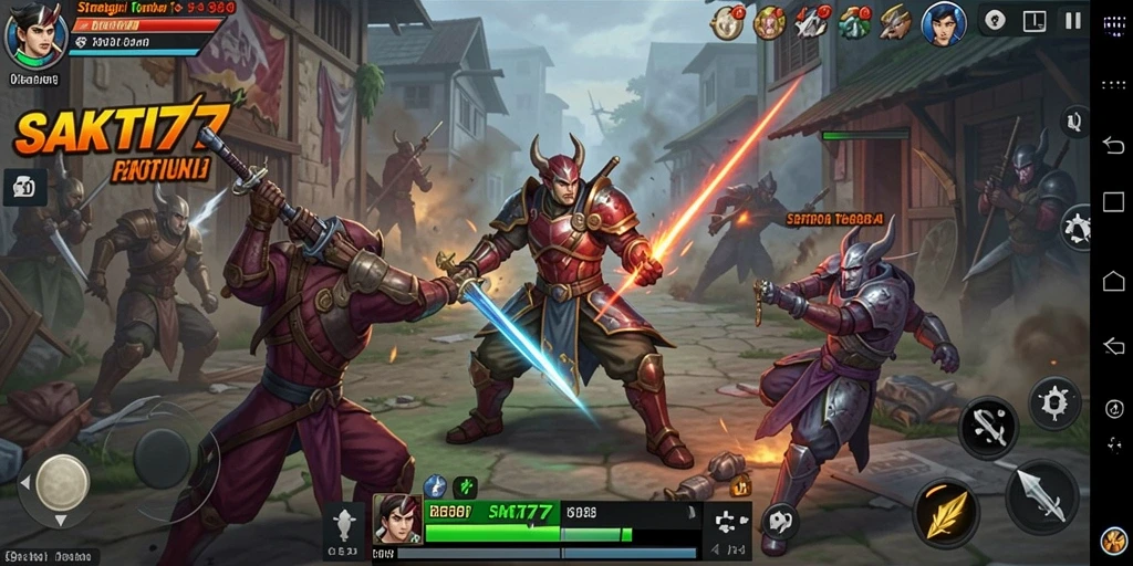 Tampilan pertempuran strategi SAKTI77 yang epik.