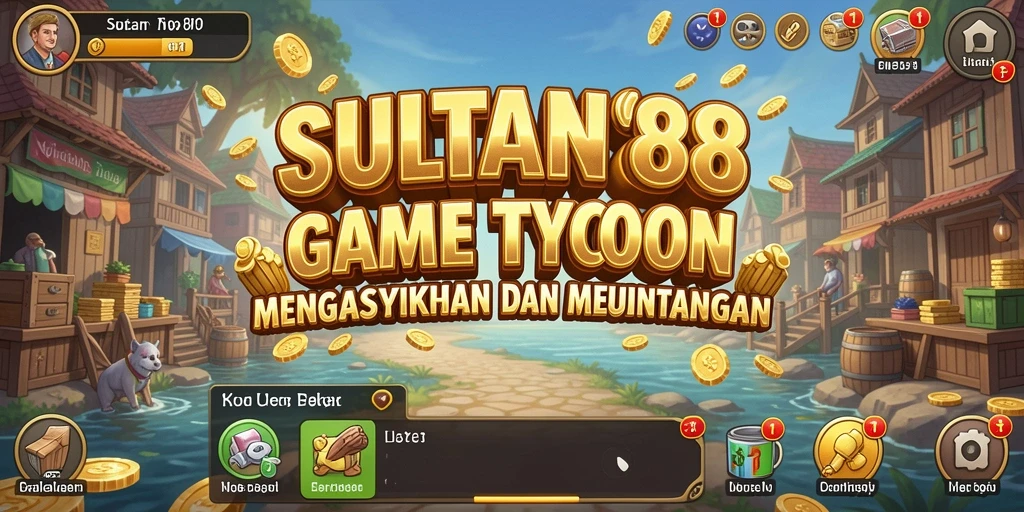 Screenshot gameplay SULTAN88 menampilkan manajemen bisnis yang menarik.